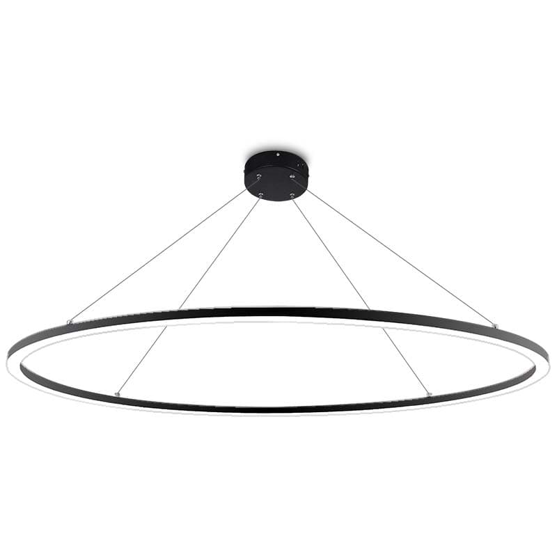 RING, LUMINARIA CIRCULAR LED 85W 2700K NEGRO